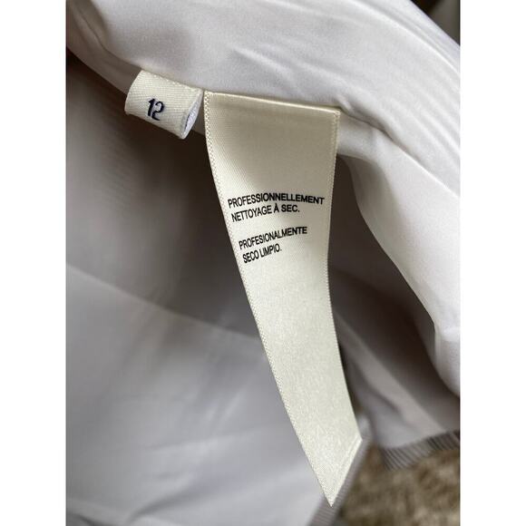 Doncaster Striped Peplum Blazer Suit Pant French Scandi Business Parisian Preppy - Picture 9 of 13